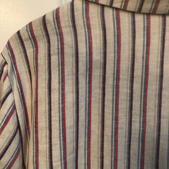 Anthropologie Dolan Left Coast Cream Anna Striped Linen Blazer - Picture 5 of 15